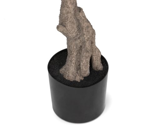 Park Hill Faux Olive Tree with Weighted Black Pot, 78" - Image 3