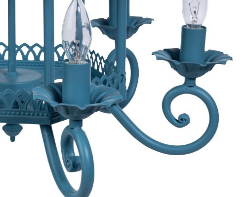 Park Hill Lotus Lantern, Blue - Image 4