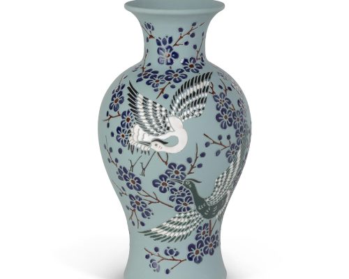 Park Hill Dynasty Vase, Soft Blue