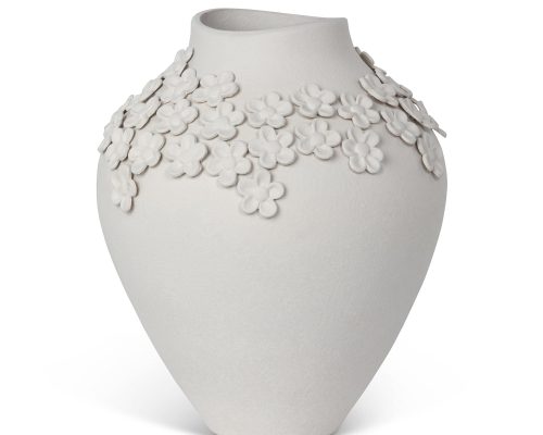 Park Hill La Fleur Vase, Large, Matte White