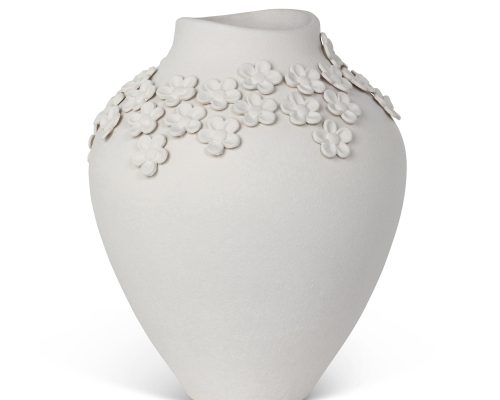 Alternative view of Park Hill La Fleur Vase, Large, Matte White