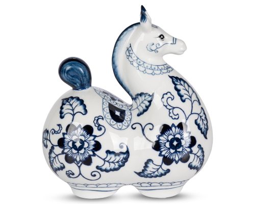 Alternative view of Park Hill Porcelain Horse Statues