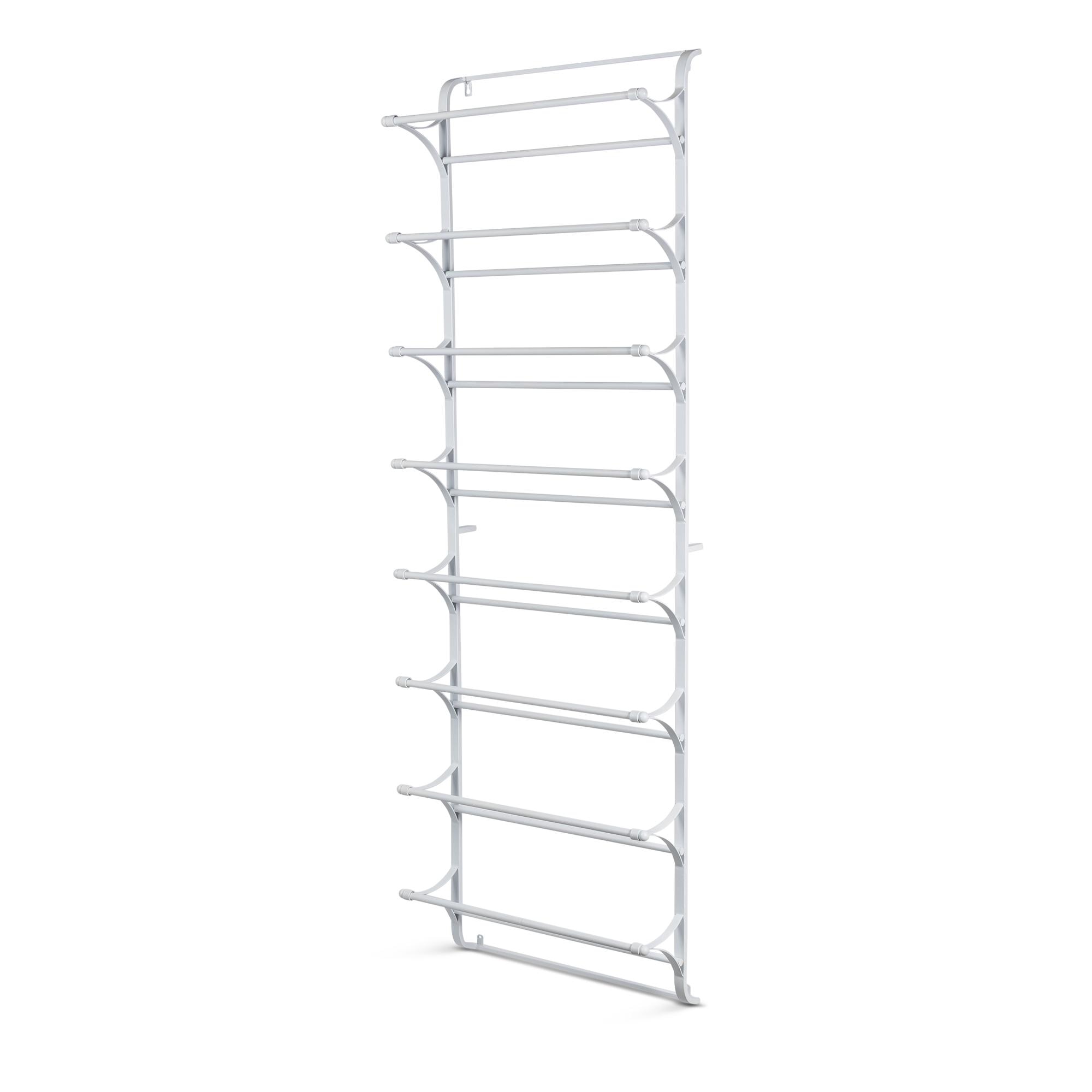 Park Hill Metal Wall Display Rack, White