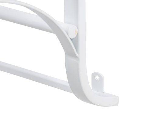 Park Hill Metal Wall Display Rack, White - Image 3