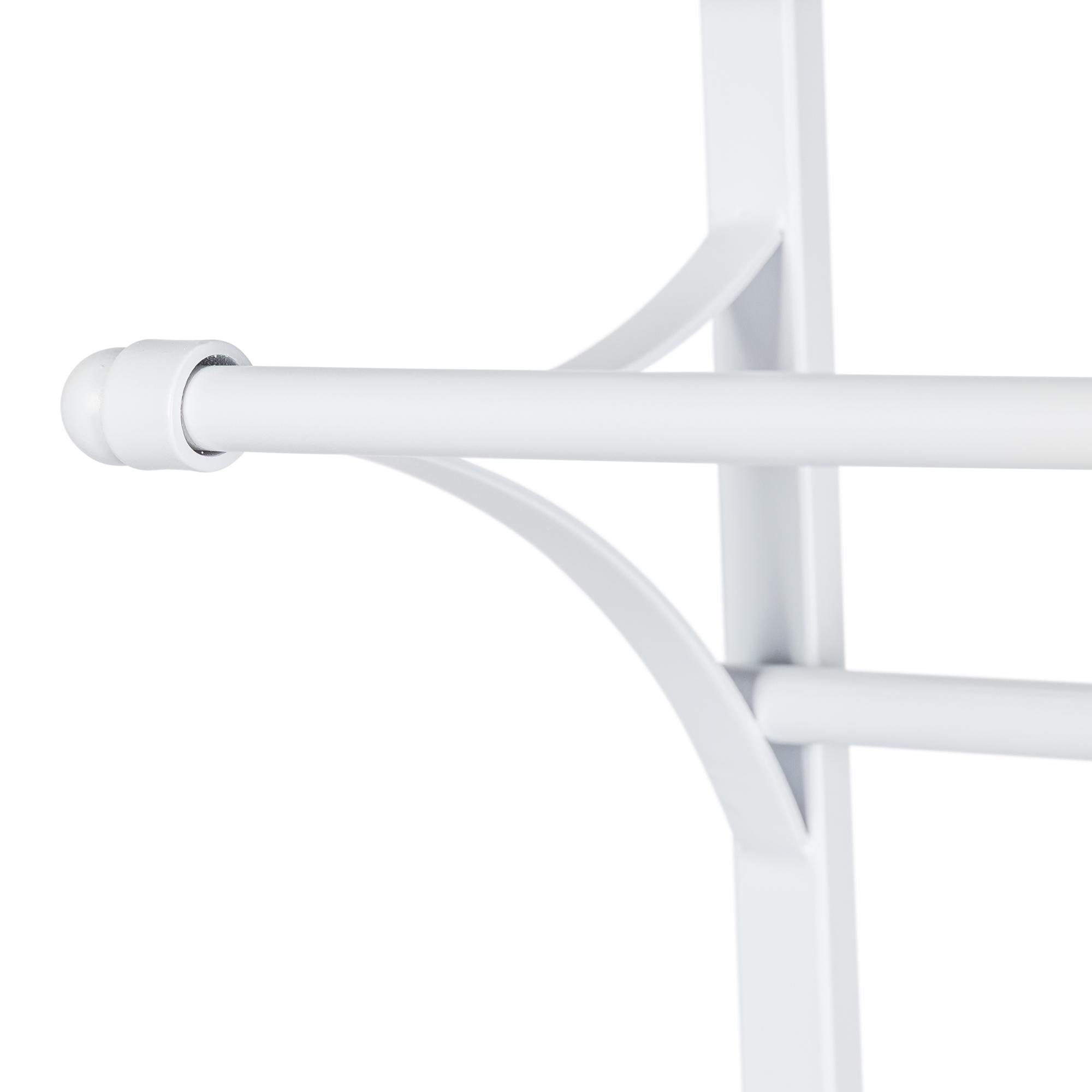 Park Hill Metal Wall Display Rack, White - Image 4