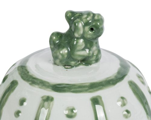 Park Hill Embossed Floral Ginger Jar - Image 3
