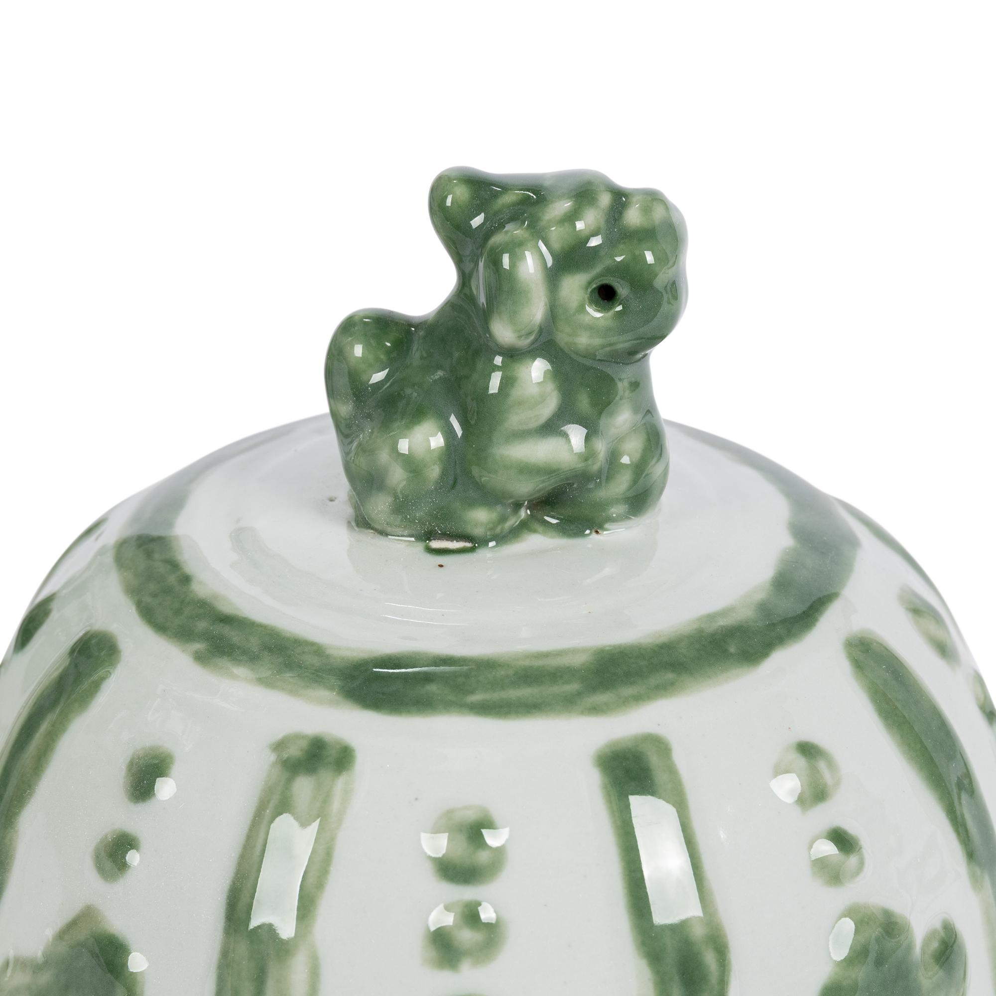 Park Hill Embossed Floral Ginger Jar - Image 3