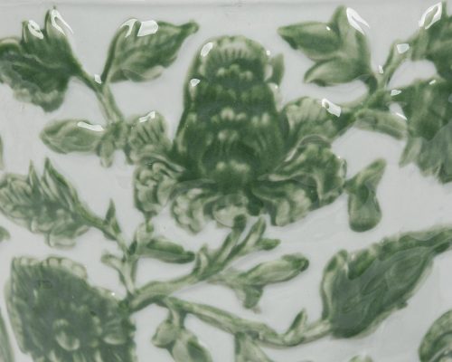 Park Hill Embossed Floral Ginger Jar - Image 4