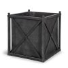 Park Hill Metal Estate Planter Noir