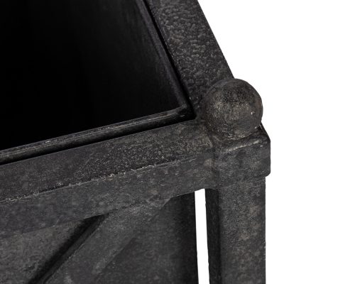 Park Hill Metal Estate Planter Noir - Image 3
