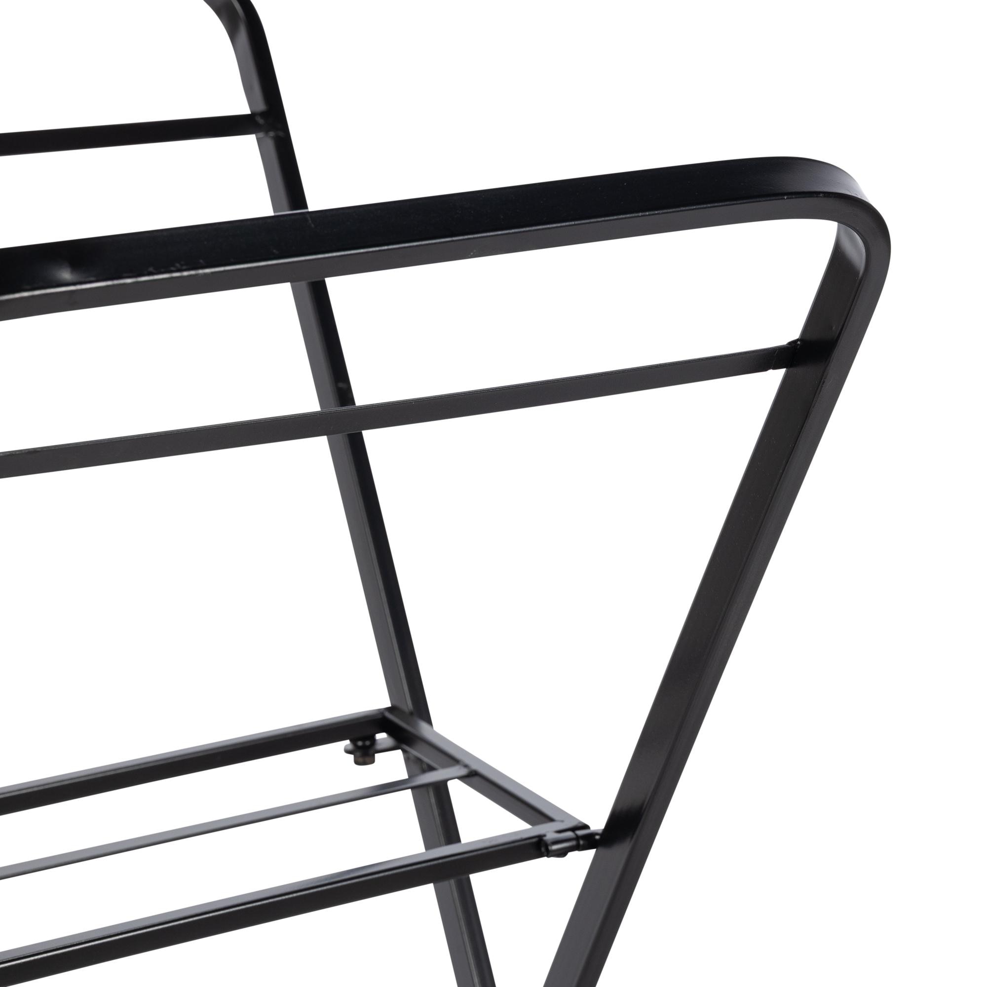 Park Hill Double Market Cart, Black - Image 5