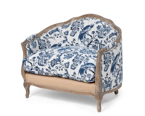 Park Hill Bluebird Toile Settee