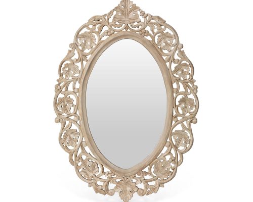 Park Hill Vichy Hand Carved Wood Mirror