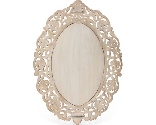Park Hill Vichy Hand Carved Wood Mirror - Image 3