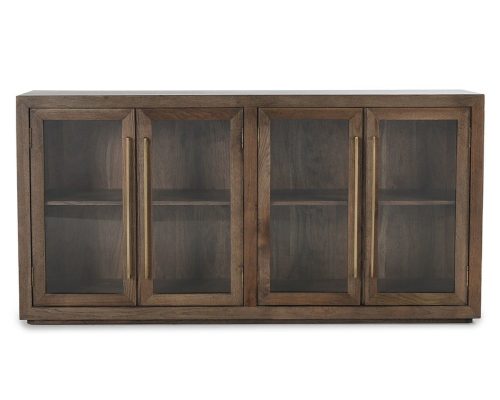 Classic Home Bradley 4 Door Sideboard Landmark Brown - Image 2