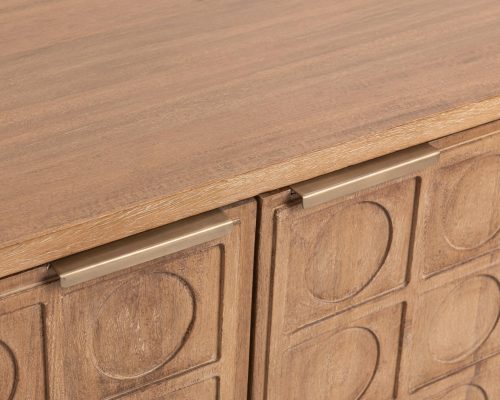 Classic Home Cleveland 4 Door Cabinet Santy Taupe - Image 11