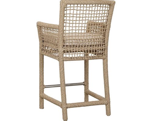 Classic Home Brisbane Outdoor Counter Stool Natural - Image 4