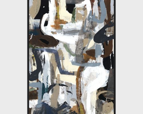 Alternative view of Classic Home Chicago Painting Art by Buddy Whitlock - Blue / Gray