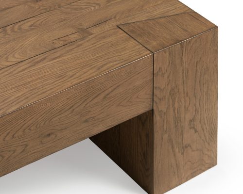 Classic Home Bristol 70" Coffee Table Cafe Brown - Image 4
