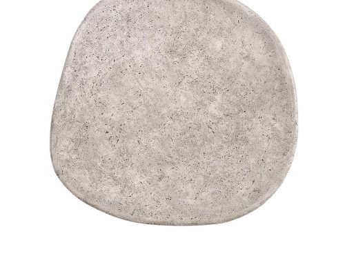 Classic Home Britney Outdoor Round Coffee Table Light Gray - Image 3