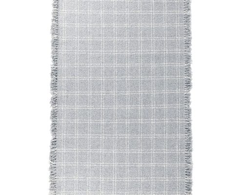 Classic Home Bradbury Wool Check Rug Pearl Gray