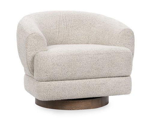 Alternative view of Classic Home Chassia Swivel Accent Chair Dusty Beige