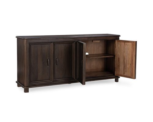 Classic Home Brookside 4 Door Cabinet Cocoa Brown - Image 5