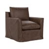 Classic Home Cassiano Leather Swivel Chair El Paso