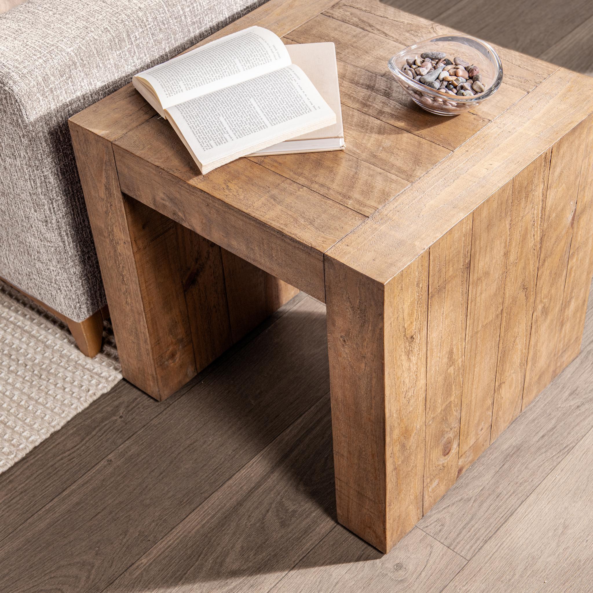 Classic Home Clayton End Table Sunfield - Image 6