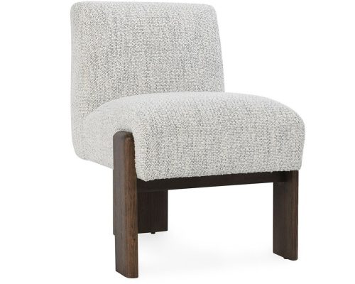 Alternative view of Classic Home Chelsea Upholstered Dining Chair Pixel Ivory