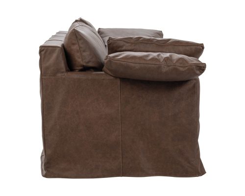 Classic Home Cassiano Leather Slip Cover Sofa El Paso - Image 3