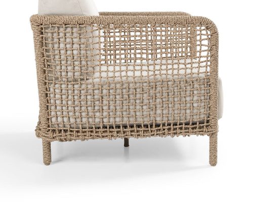 Classic Home Brisbane Outdoor Accent Chair Natural - Image 3