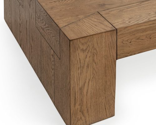 Classic Home Bristol 70" Coffee Table Cafe Brown - Image 5