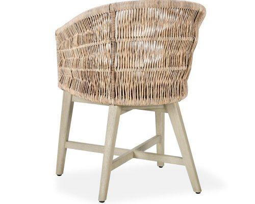Classic Home Collins Outdoor Dining Chair Natural / Sand - Image 4