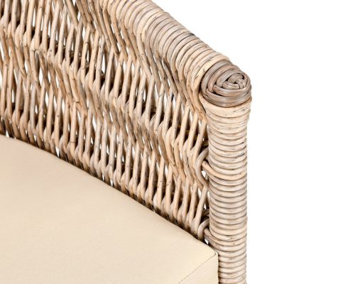 Classic Home Collins Outdoor Dining Chair Natural / Sand - Image 5
