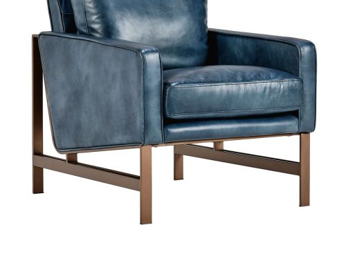 Alternative view of Classic Home Chazzie Club Chair Ocean Blue