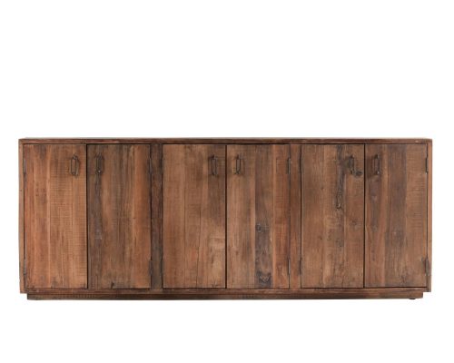 Classic Home Cleo 6 Door Buffet Natural - Image 2