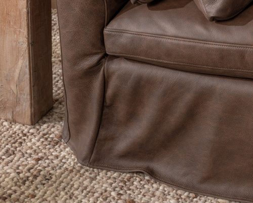 Classic Home Cassiano Leather Slip Cover Sofa El Paso - Image 11