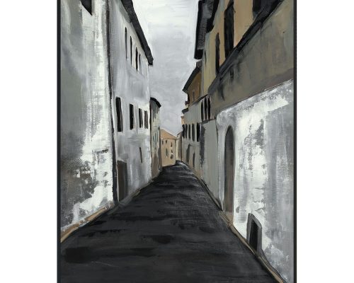 Classic Home Contucci 48" x 72" Painting By Buddy Whitlock Black
